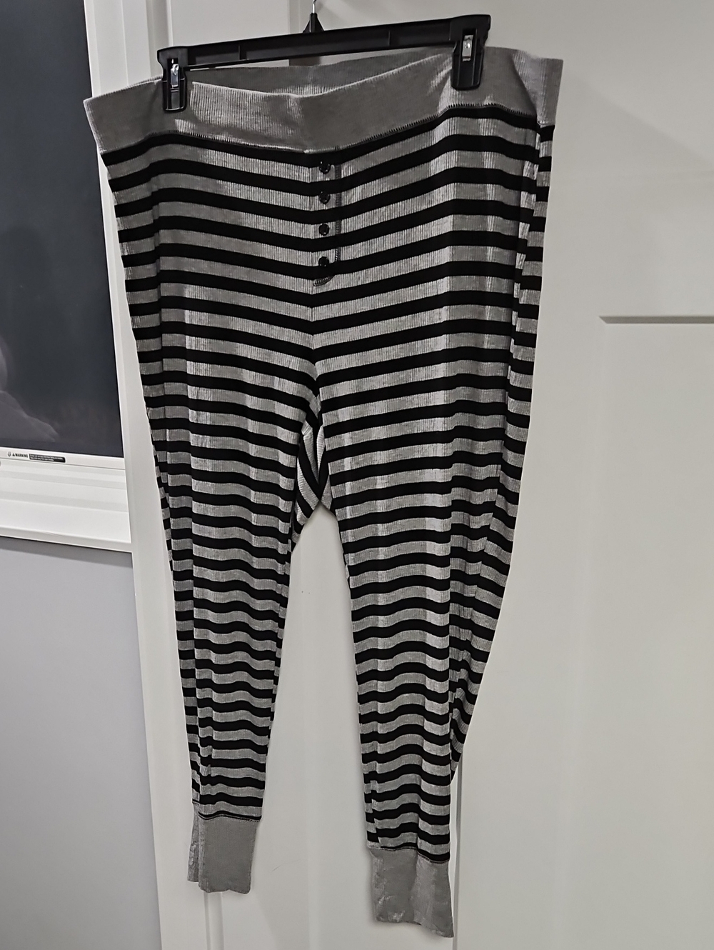 torrid Black and Gray Striped Lounge Pants